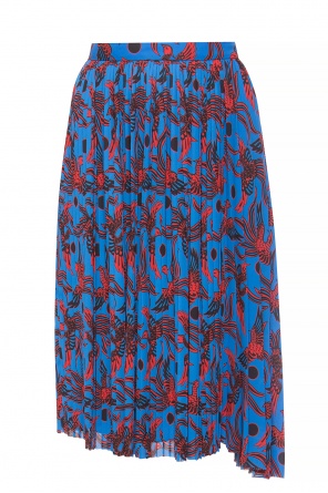 Pleated skirt with printed pattern, zdjęcie 1 Pleated skirt with printed pattern od Kenzo